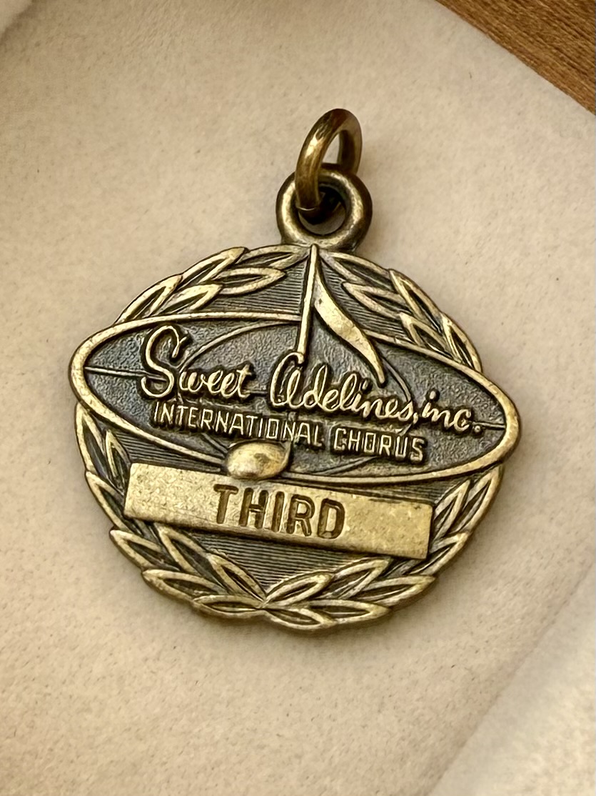 No. 003: Sweet Adelines “THIRD” Medal — product photo